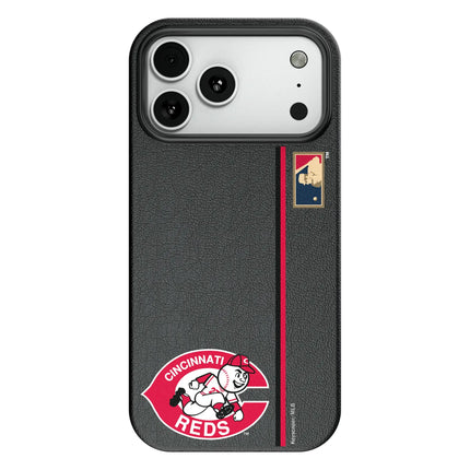 Cincinnati Reds 1974-1992 - Cooperstown Collection Sidebar MagSafe Compatible Phone Case for Apple iPhone