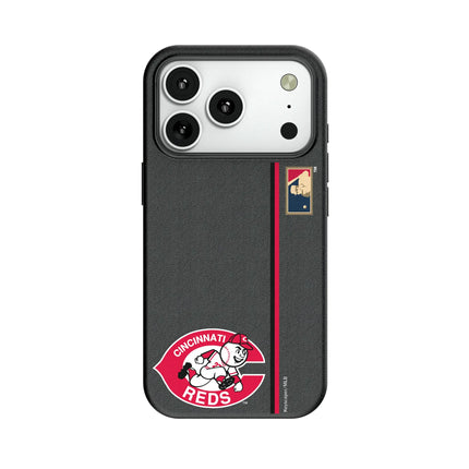 Cincinnati Reds 1974-1992 - Cooperstown Collection Sidebar MagSafe Compatible Phone Case for Apple iPhone