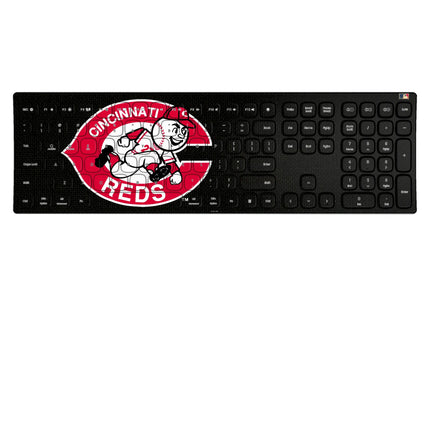 Cincinnati Reds 1974-1992 - Cooperstown Collection Solid Curved Wireless Keyboard