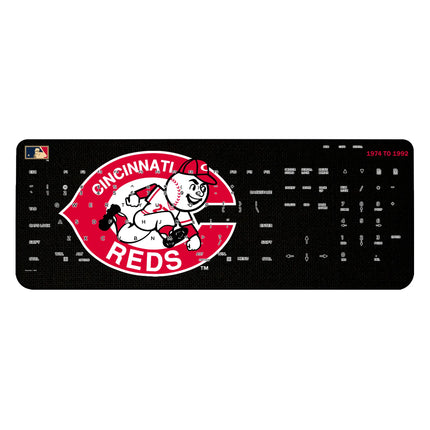 Cincinnati Reds 1974-1992 - Cooperstown Collection Solid Wireless USB Keyboard