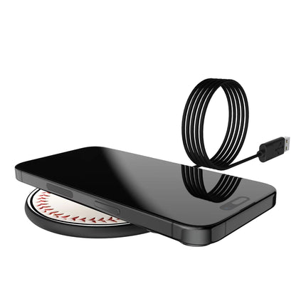 Cincinnati Reds Baseball 15-Watt Wireless Charger