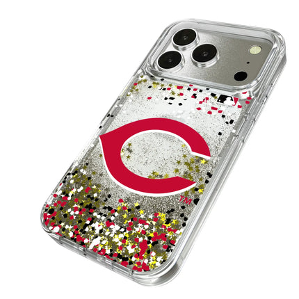 Cincinnati Reds Confetti Glitter Phone Case for Apple iPhone