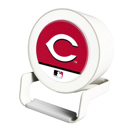 Cincinnati Reds Endzone Solid Night Light Charger and Bluetooth Speaker