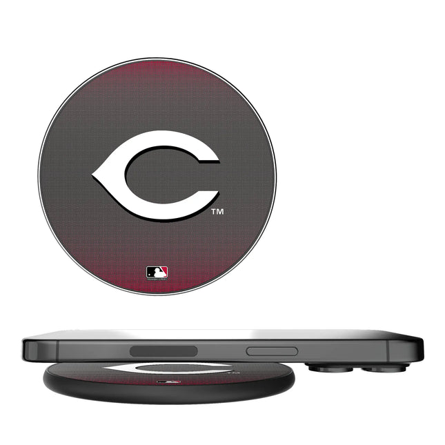 Cincinnati Reds Linen 15-Watt Wireless Charger