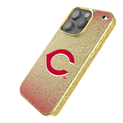 Cincinnati Reds Linen Bling Phone Case for Apple iPhone