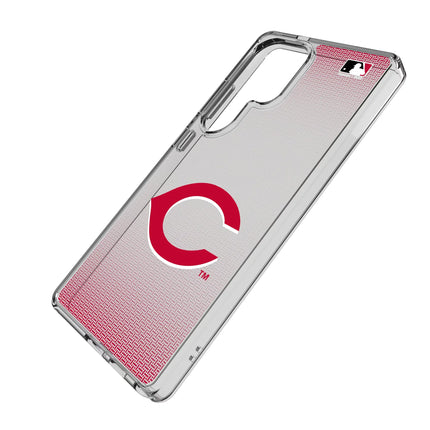 Cincinnati Reds Linen Clear Phone Case for Samsung Galaxy