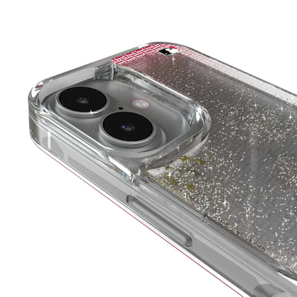 Cincinnati Reds Linen Glitter Phone Case for Apple iPhone