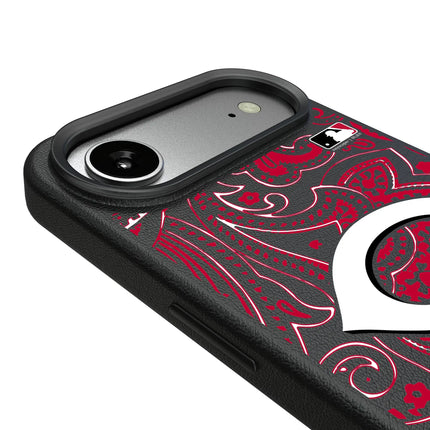 Cincinnati Reds Paisley MagSafe Compatible Phone Case for Apple iPhone