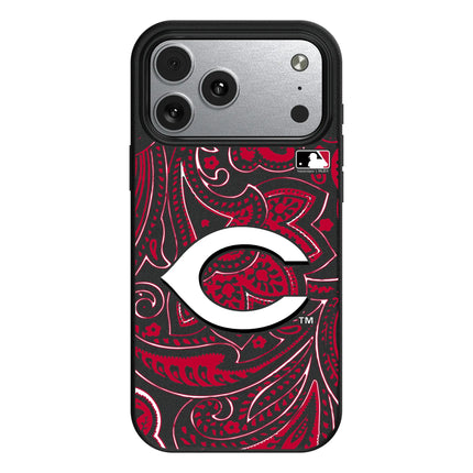 Cincinnati Reds Paisley MagSafe Compatible Phone Case for Apple iPhone