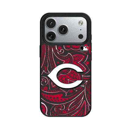 Cincinnati Reds Paisley MagSafe Compatible Phone Case for Apple iPhone