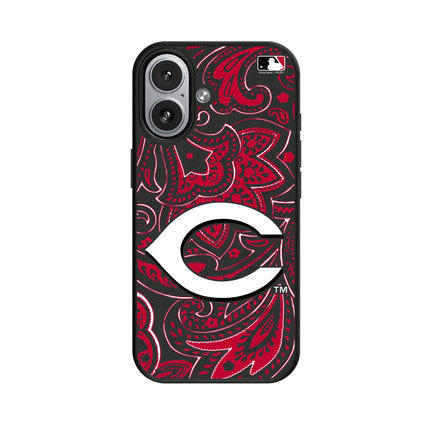Cincinnati Reds Paisley MagSafe Compatible Phone Case for Apple iPhone