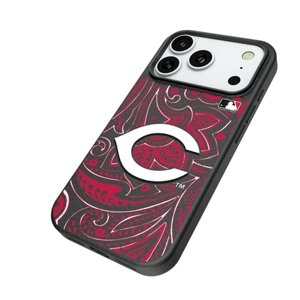 Cincinnati Reds Paisley MagSafe Compatible Phone Case for Apple iPhone