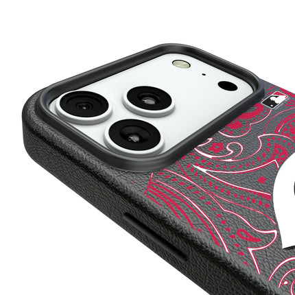 Cincinnati Reds Paisley MagSafe Compatible Phone Case for Apple iPhone
