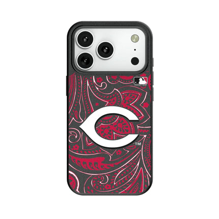Cincinnati Reds Paisley MagSafe Compatible Phone Case for Apple iPhone