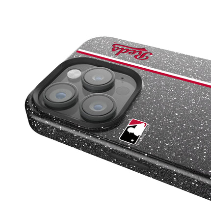 Cincinnati Reds Sidebar Black Bling Phone Case for Apple iPhone