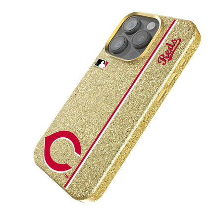 Cincinnati Reds Sidebar Bling Phone Case for Apple iPhone