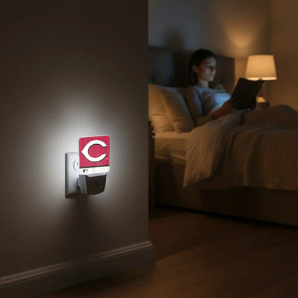 Cincinnati Reds Stripe Night Light 2-Pack