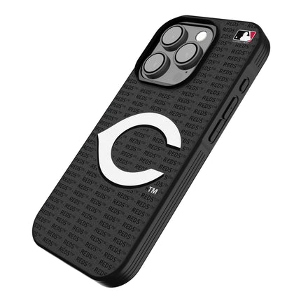 Cincinnati Reds Text Backdrop Bump Phone Case for Apple iPhone