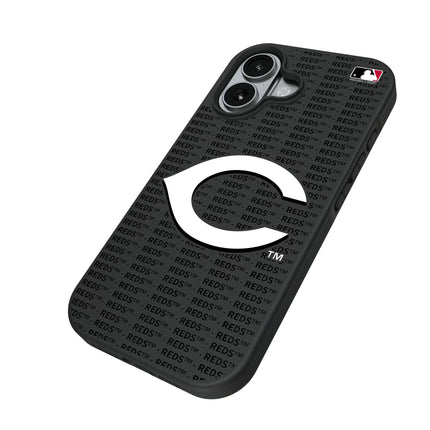 Cincinnati Reds Text Backdrop Bump Phone Case for Apple iPhone