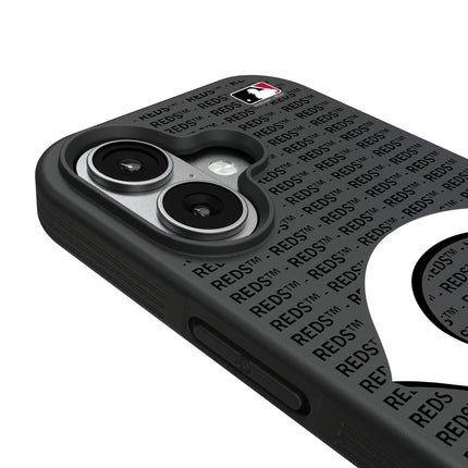 Cincinnati Reds Text Backdrop Bump Phone Case for Apple iPhone