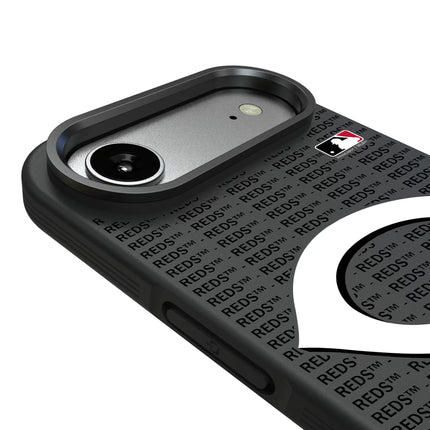 Cincinnati Reds Text Backdrop Bump Phone Case for Apple iPhone