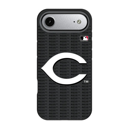 Cincinnati Reds Text Backdrop Bump Phone Case for Apple iPhone