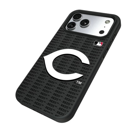 Cincinnati Reds Text Backdrop Bump Phone Case for Apple iPhone