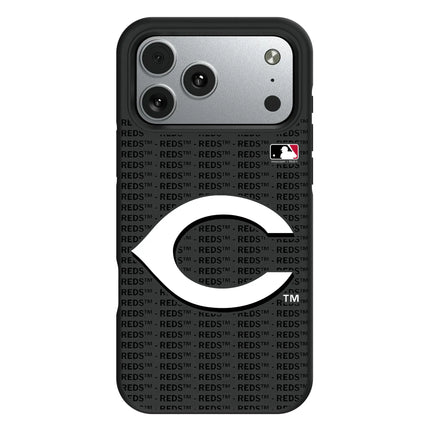 Cincinnati Reds Text Backdrop Bump Phone Case for Apple iPhone