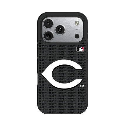 Cincinnati Reds Text Backdrop Bump Phone Case for Apple iPhone