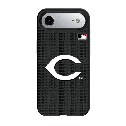 Cincinnati Reds Text Backdrop MagSafe Compatible Phone Case for Apple iPhone