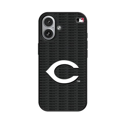 Cincinnati Reds Text Backdrop MagSafe Compatible Phone Case for Apple iPhone
