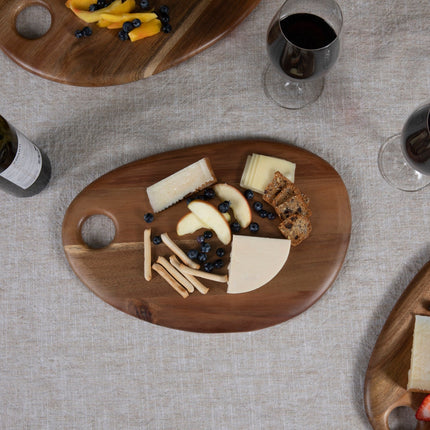 Washington & Lee Generals Pebble Shaped Acacia Serving Board 15" x 1"