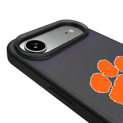 Clemson University Tigers Linen MagSafe Compatible Phone Case for Apple iPhone