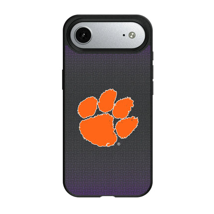 Clemson University Tigers Linen MagSafe Compatible Phone Case for Apple iPhone
