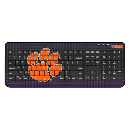 Clemson University Tigers Linen Wireless USB Keyboard
