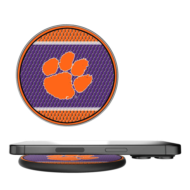 Clemson University Tigers Mesh 15-Watt Wireless Charger