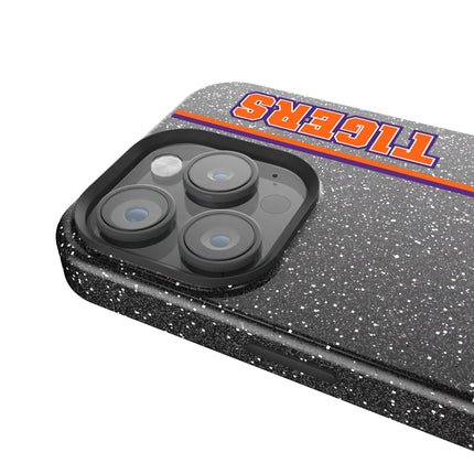 Clemson University Tigers Sidebar Black Bling Phone Case for Apple iPhone