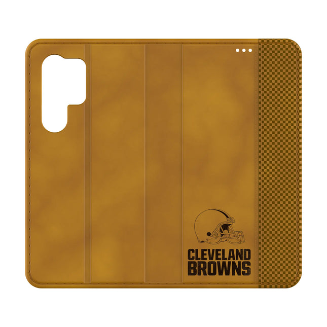 Cleveland Browns Folio Phone Case Burn for Samsung Galaxy