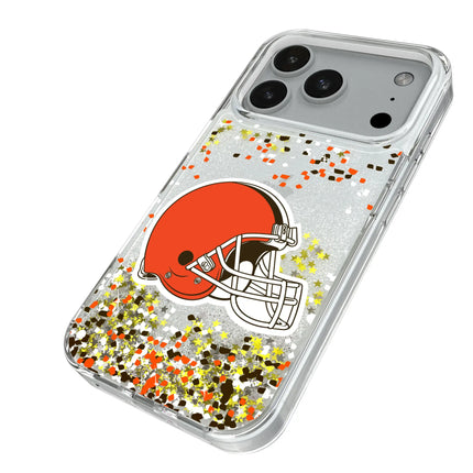 Cleveland Browns Confetti Glitter Phone Case for Apple iPhone