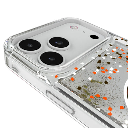 Cleveland Browns Confetti Glitter Phone Case for Apple iPhone