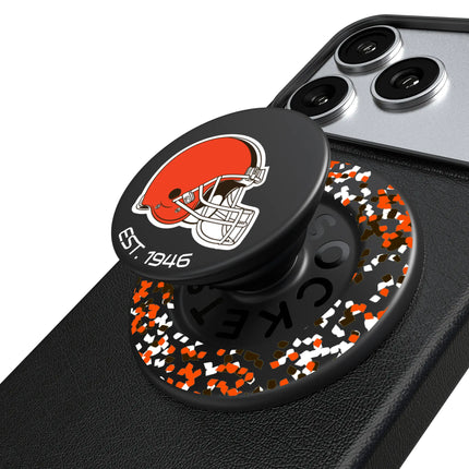 Cleveland Browns PopSockets Magnetic Grip & Stand Confetti