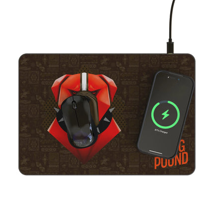 Cleveland Browns 15-Watt Wireless Charger & Mouse Pad Deco