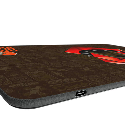 Cleveland Browns 15-Watt Wireless Charger & Mouse Pad Deco