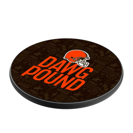 Cleveland Browns 15-Watt Wireless Charger Deco