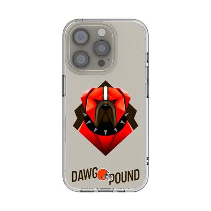 Cleveland Browns Clear Phone Case Deco for iPhone