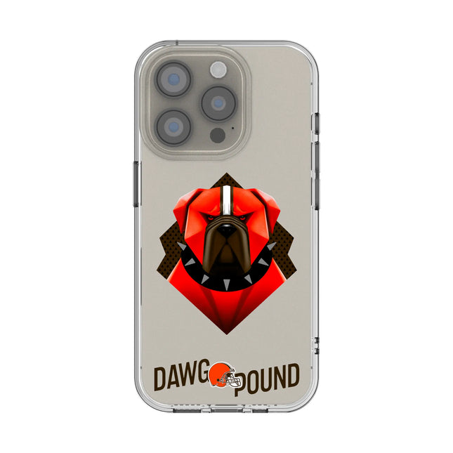 Cleveland Browns Clear Phone Case Deco for iPhone