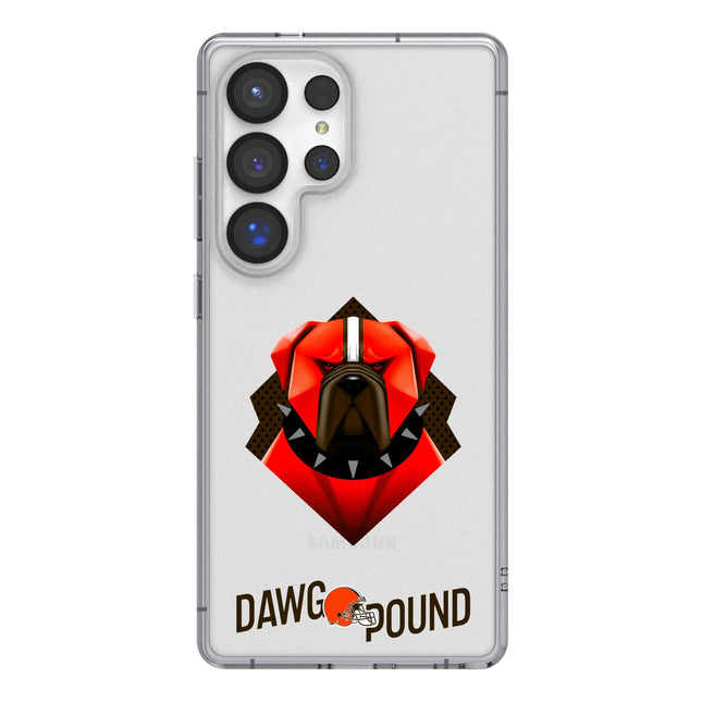 Cleveland Browns Clear Phone Case Deco for Samsung Galaxy