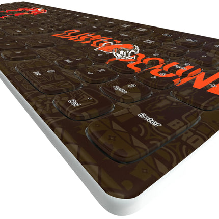 Cleveland Browns Deco Curved Wireless Keyboard