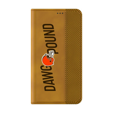 Cleveland Browns Folio Phone Case Deco for Samsung Galaxy