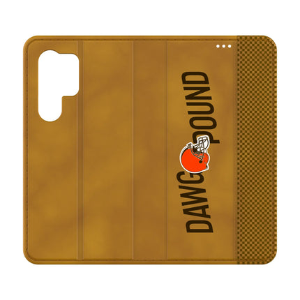 Cleveland Browns Folio Phone Case Deco for Samsung Galaxy